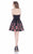 Terani Couture - Charmed Floral Dream Dress 1625H1198 In Black and Multi-Color