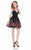 Terani Couture - Charmed Floral Dream Dress 1625H1198 In Black and Multi-Color