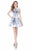 Terani Couture - Exceptional Mirror Printed 1625H1199 In White and  Multi-Color