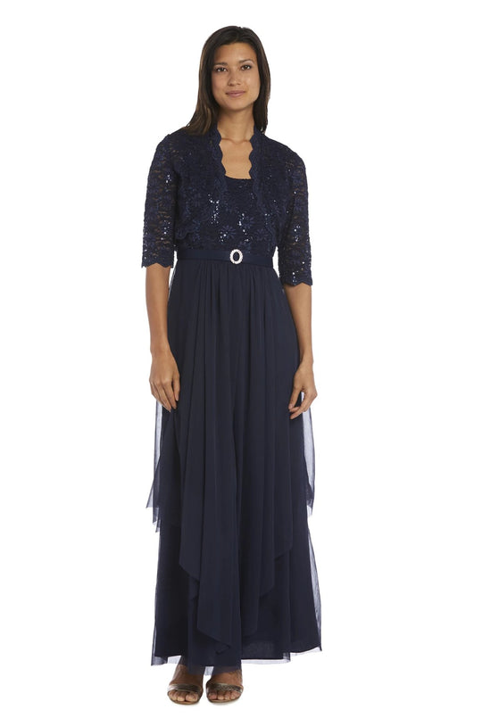 RM Richards - 3/4 Sleeve Lace Jacket Dress