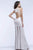 7310 V-neck Dress with cutouts
