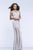 7310 V-neck Dress with cutouts