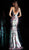 Jovani - 67314 Metallic Sequined Plunging V Neck Evening Gown In Multi-color