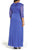 Alex Evenings - Front Ruched Embellished Plus Size Dress 432858  in Blue