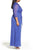 Alex Evenings - Front Ruched Embellished Plus Size Dress 432858  in Blue