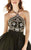 Angela & Alison - 62006 Beaded Halter Cocktail Dress In Black