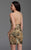 Cameron Blake - Sequined Tulle Sleeveless Gown 217645W in Gold