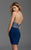 Clarisse - 2935 Two-Piece Beaded Cocktail Dress in Blue and Multi-Color