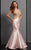Clarisse - 6303 Embellished Sweetheart Mermaid Gown in Pink