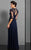 Clarisse - 6328 Lace Applique Sweetheart Evening Gown in Blue