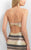 Blush - C356 Sequined Straight Sheath Dress In Gold and Multi-Color