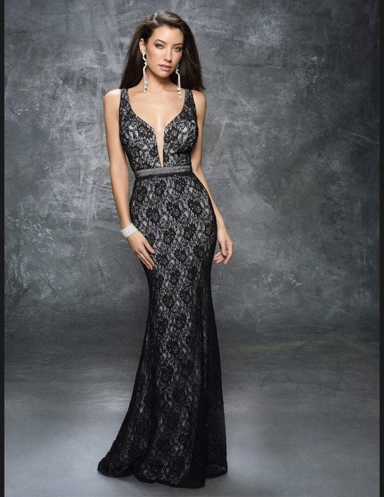 Nina Canacci - 7349 Dress in Black and White