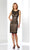 Social Occasions by Mon Cheri - 216871 Sleeveless Sequined Dress in Black and Neutral