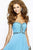 7366 Crystal-Crusted Keyhole Chiffon Gown
