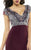 Mac Duggal Homecoming - 40574 V-neck Beaded Cocktail Dress In Red