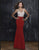 Nina Canacci -  V-Neck Long Prom Dress 7368 in Red