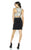 Mac Duggal Homecoming - 65760 Beaded Sparkles Cutout Cocktail Dress  In Black and Gold
