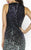 Mac Duggal Homecoming - 73005N Sleeveless Ombre Beaded Cocktail Dress in Black