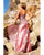 MNM Couture - 7372 Floral Applique Sheath Dress in Pink