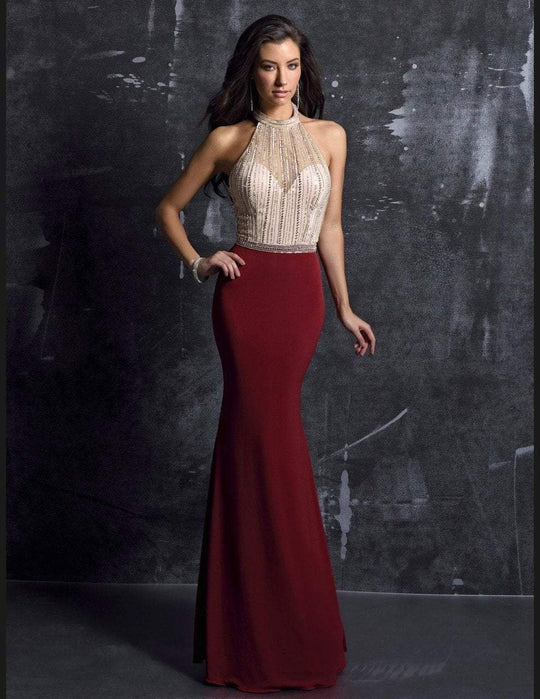 Nina Canacci - 7372 Dress in Burgundy