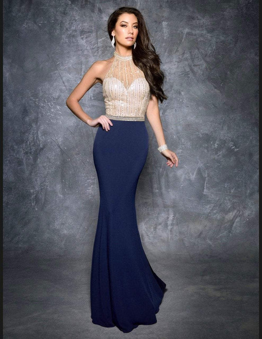 Nina Canacci - 7372 Dress in Navy