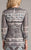 Lara Dresses - Long Sleeve Cocktail Dress 32989 in Gray