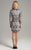 Lara Dresses - Long Sleeve Cocktail Dress 32989 in Gray