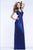 7397 Glimmer Crisscross Evening Gown