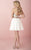 Tiffany Homecoming - Embroidered Two Piece Short Halter Dress 27111  In White Multi