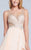 Ellie Wilde - EW117015 V-Neck Long Chiffon Prom Dress