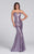 Ellie Wilde - EW117033 Sequined Sweetheart Dress in Purple