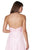 Alyce Paris B'Dazzle Ruched Chiffon Dress 35418 In Pink
