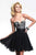7434 Embroidered Sweetheart Corset Dress