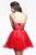 7434 Embroidered Sweetheart Corset Dress