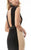 Jasz Couture - Illusion Cinched Sleeveless Gown 5905 in Black and Neutral