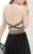 Jasz Couture - Beaded Strapless Evening Gown 5915 in Black