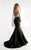 Jasz Couture - Bejeweled Sweetheart Evening Dress 5924 in Black and Neutral