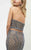 Jasz Couture - Beaded Diamond Two Piece Evening Gown 5930 in Gray