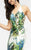 Jasz Couture - Floral Halter Evening Gown 5937 in White and Multi-Color