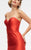 Jasz Couture - Strapless Mermaid Gown 5948 in Red
