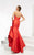 Jasz Couture - Strapless Mermaid Gown 5948 in Red