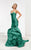 Jasz Couture - Strapless Mermaid Gown 5948 in Green