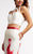 Jasz Couture - Floral Two-Piece Evening Dress  5949 in White and Multi-Color