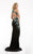 Jasz Couture - Halter Neck Embellished Gown 5953 in Black