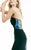 Jasz Couture - Beaded Sweetheart Evening Gown 5973 in Black and Blue