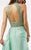 Jasz Couture - Sheer Beaded Evening Gown 5979 in Green