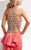 Jasz Couture - Halter Neckline Jersey Gown 5980 in Pink