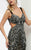 Jasz Couture - Beaded Sweetheart Gown 5992 in Black