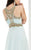 Jasz Couture - Chiffon Beaded Evening Gown 6004 in Blue