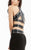 Jasz Couture - Sexy Striped Cutouts Jersey Gown 6012 in Black